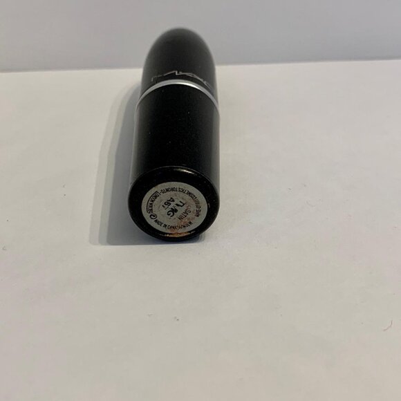 MAC Satin Lipstick 824 Twig 3g / 0.1oz Full Size USED Rare Original HTF Red Pink - Picture 4 of 5